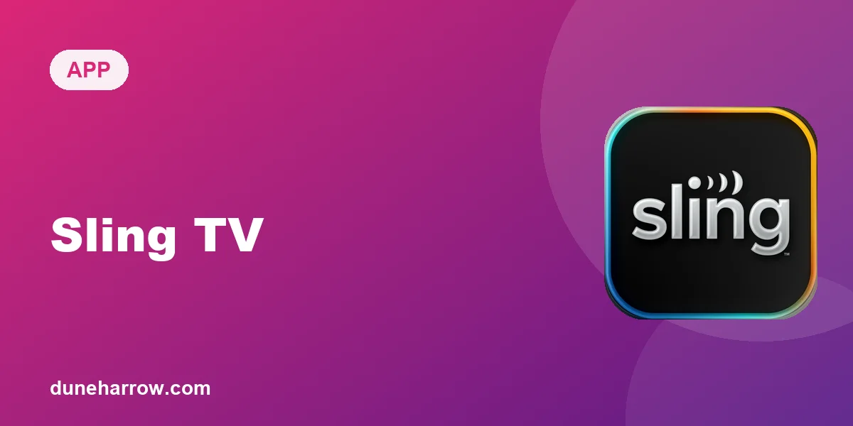 Sling TV App